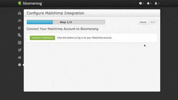 Bloomerang + Mailchimp