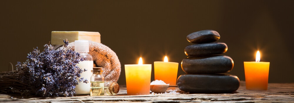 Items that may be included in a spa raffle basket