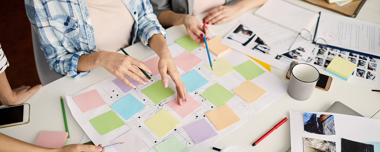 Group of people planning