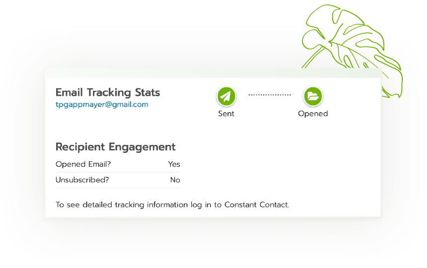 Track email statistics with Constant Contact and Bloomerang