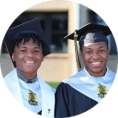 Two education foundation graduates