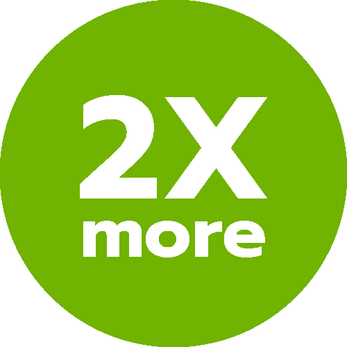 2X more sponsorships