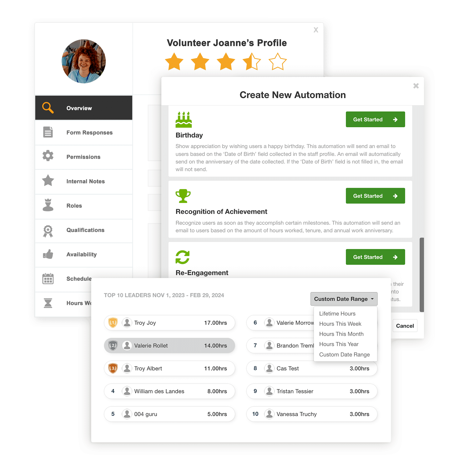 Engage volunteers with Bloomerang volunteer management software.