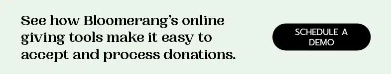 Manage your monthly giving program with the help of Bloomerang's payment tools.