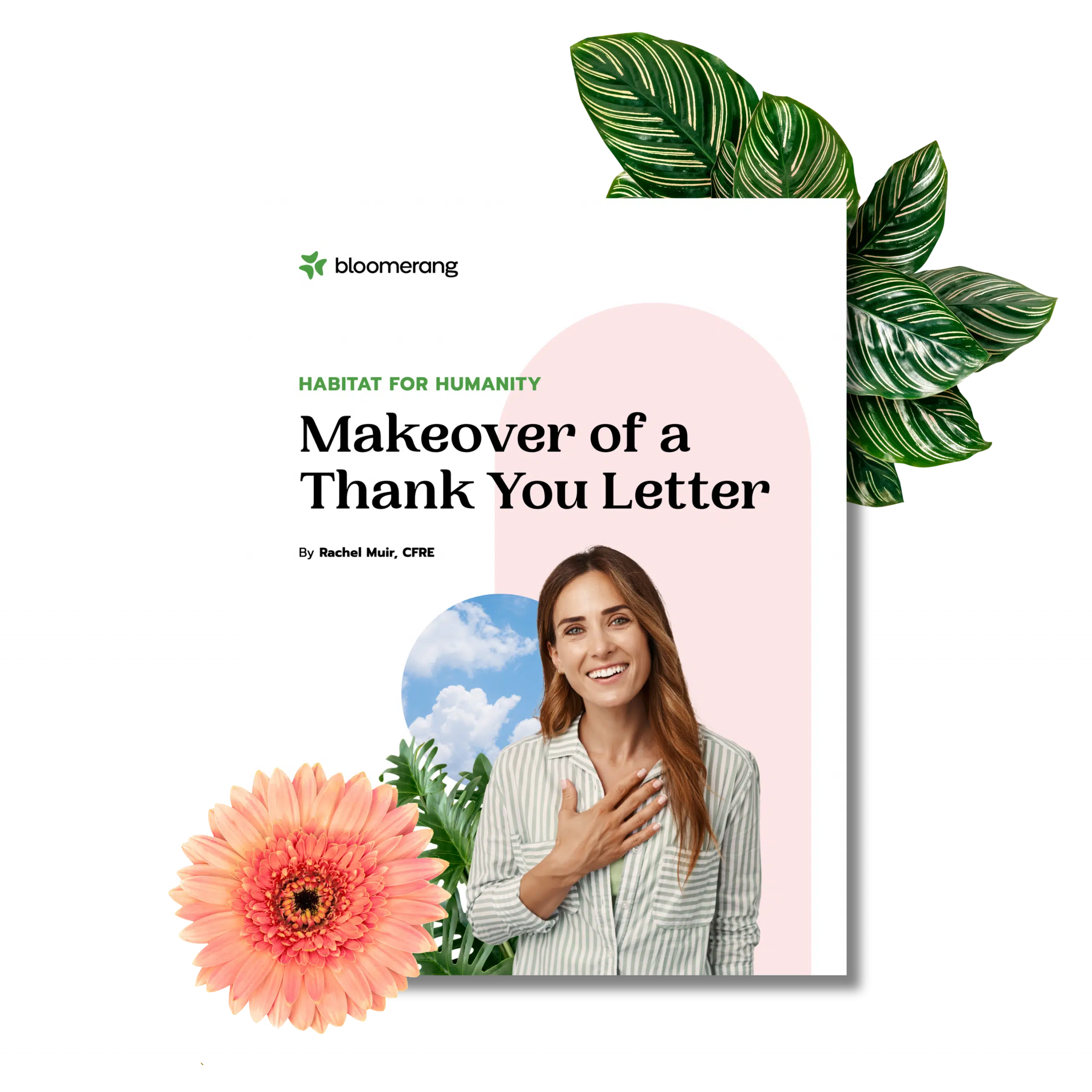 makeover of a thank you letter cover