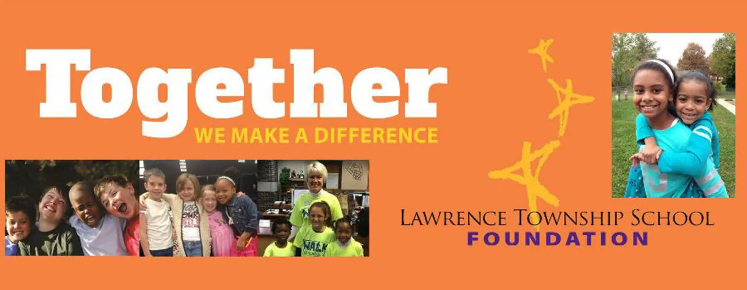 collage from Lawrence Township Schools Foundation, a Bloomerang customer
