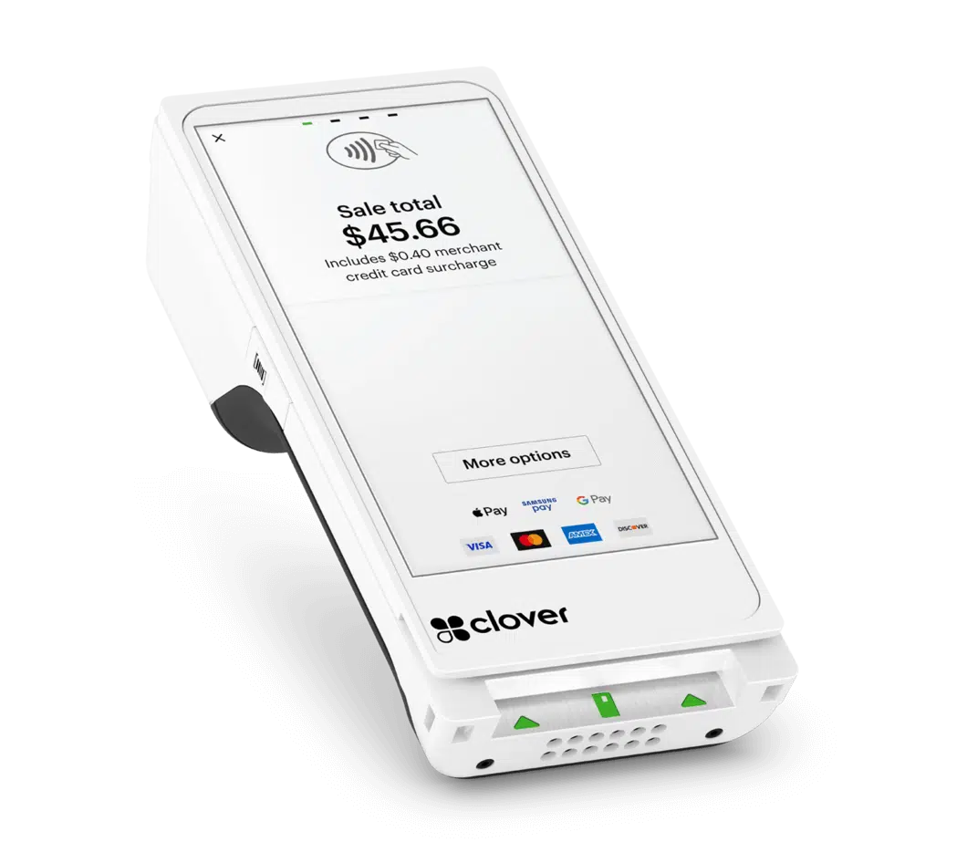 Example of Clover’s POS system