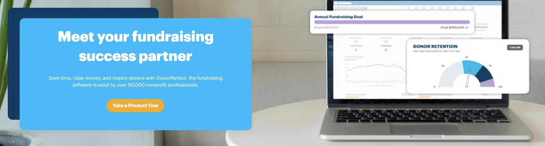 DonorPerfect's homepage