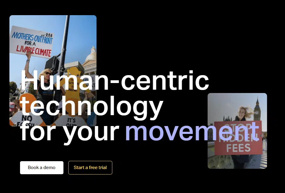 NationBuilder homepage