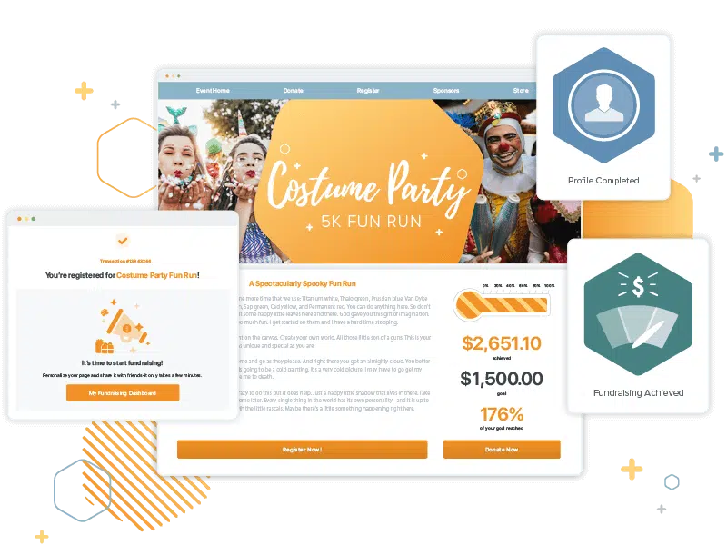 This image shows an example of a campaign on Classy’s peer-to-peer fundraising platform.