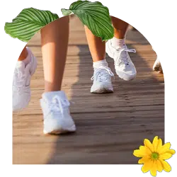 A walk-a-thon is a great peer-to-peer fundraising idea for a large group.