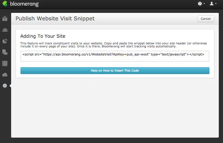 website-tracking-code-snippet